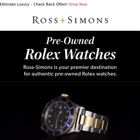 ross simons rolex watches